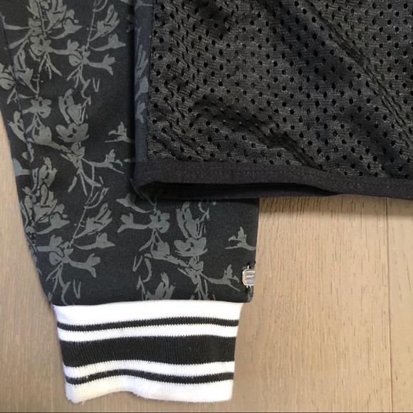 Fabletics Tia Floral Bomber Jacket with Mesh Back - Picture 6 of 7